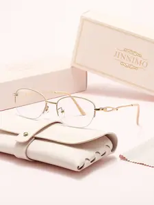 Elegant Frame Glasses, Stylish Eyewear for Men & Women, Perfect for Daily Wear, Trendy Optical Frames, High-Quality Design, Metal Frame