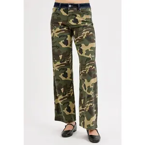 Risen: Straight Leg Camo Jeans