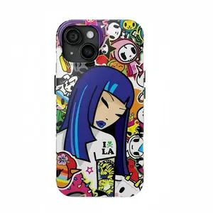 Tokidoki Tough Phone Case for iPhone 17-11 Pro Promax and for Samsung S21-25 Y2k Aesthetic Lady and Tiger Design Durable Protection Shockproof Lightweight Flexible Slim TPU Casing Perfect Gift for Her