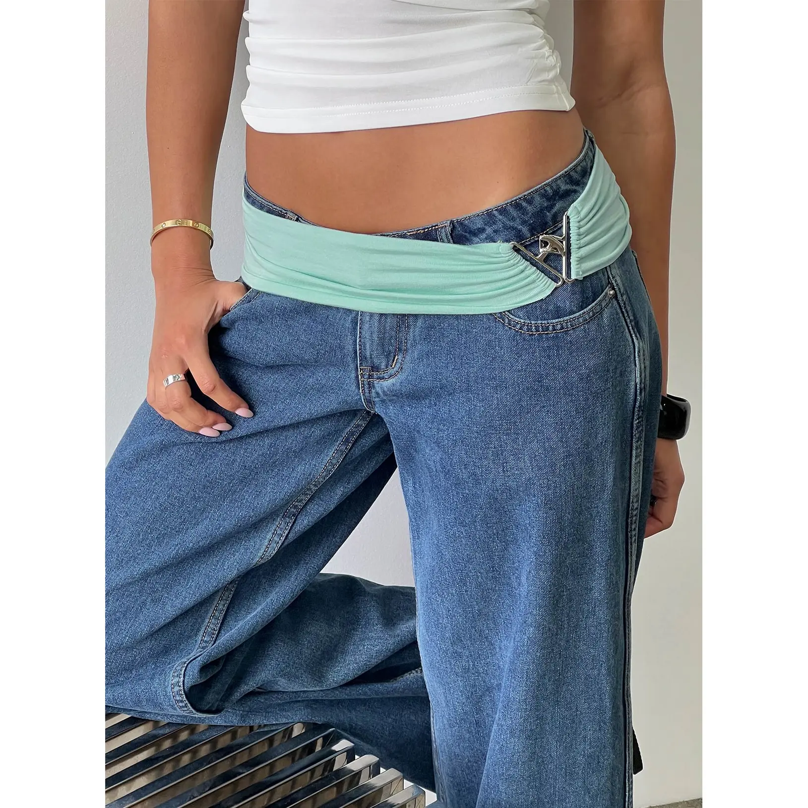 Soft Haze Belt Aqua