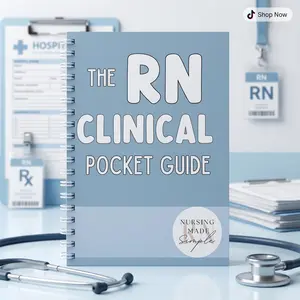 2026 RN Clinical Pocket Guide, B6 Spiral-Bound Nursing Reference Book with Assessment Reminders, Lab Values, Med Charts, Clinical Notes & Checklists for Nursing Students, New Nurses