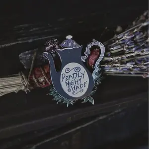 Lively Ghosts - When There's Shade, There's Tea Pin