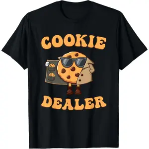 [100% Cotton] Cookie Dealer Cookie Seller Baking Cookie Crew T-Shirt Golf Gift T-Shirt For Men And Women