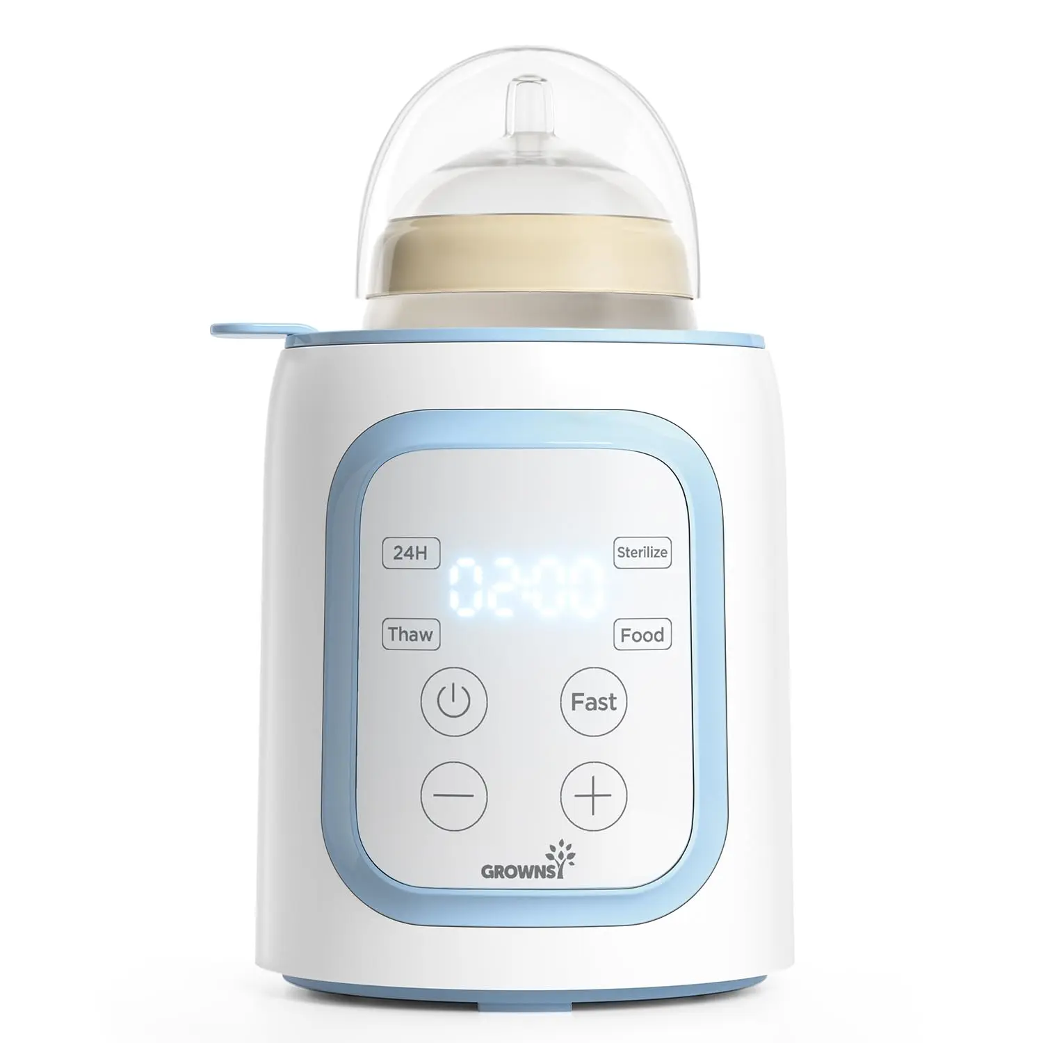 8-in-1 Portable Bottle Warmer in various colors, Fast Warm-up Baby Milk Heater with Adjustable Timer & Precise Temperature Setting, Practical Multifunctional Warmer for Breastmilk and Formula, Compatible with Most Baby Bottles for Home and Outdoor Use