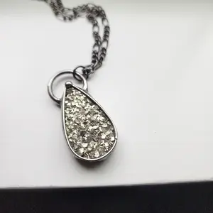 Large Golden Pyrite Druzy, Raw Pyrite