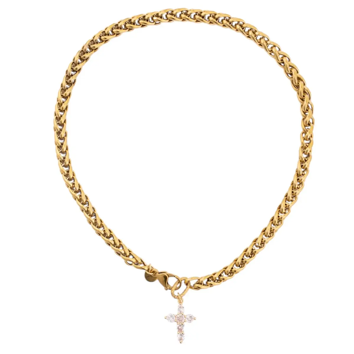 Skylar Cross Necklace - Gina Carmen