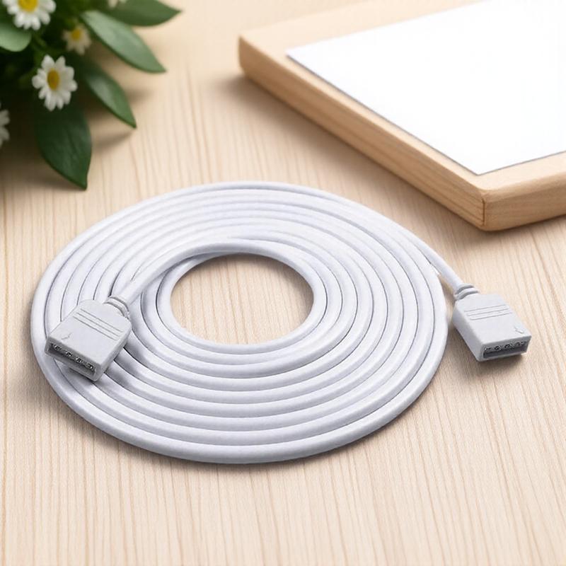 RGB LED Strip Connectors, 5050 & 3528 LED Light Strip Extender Kit ...