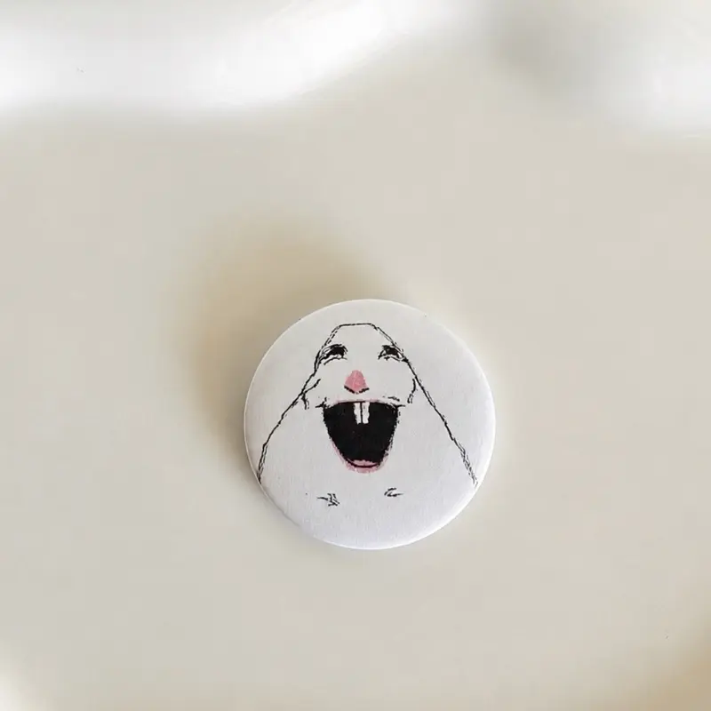 Hamster Meme 1.25 inch Funny Pin Button Badge -  buttons pins - pinback accesories