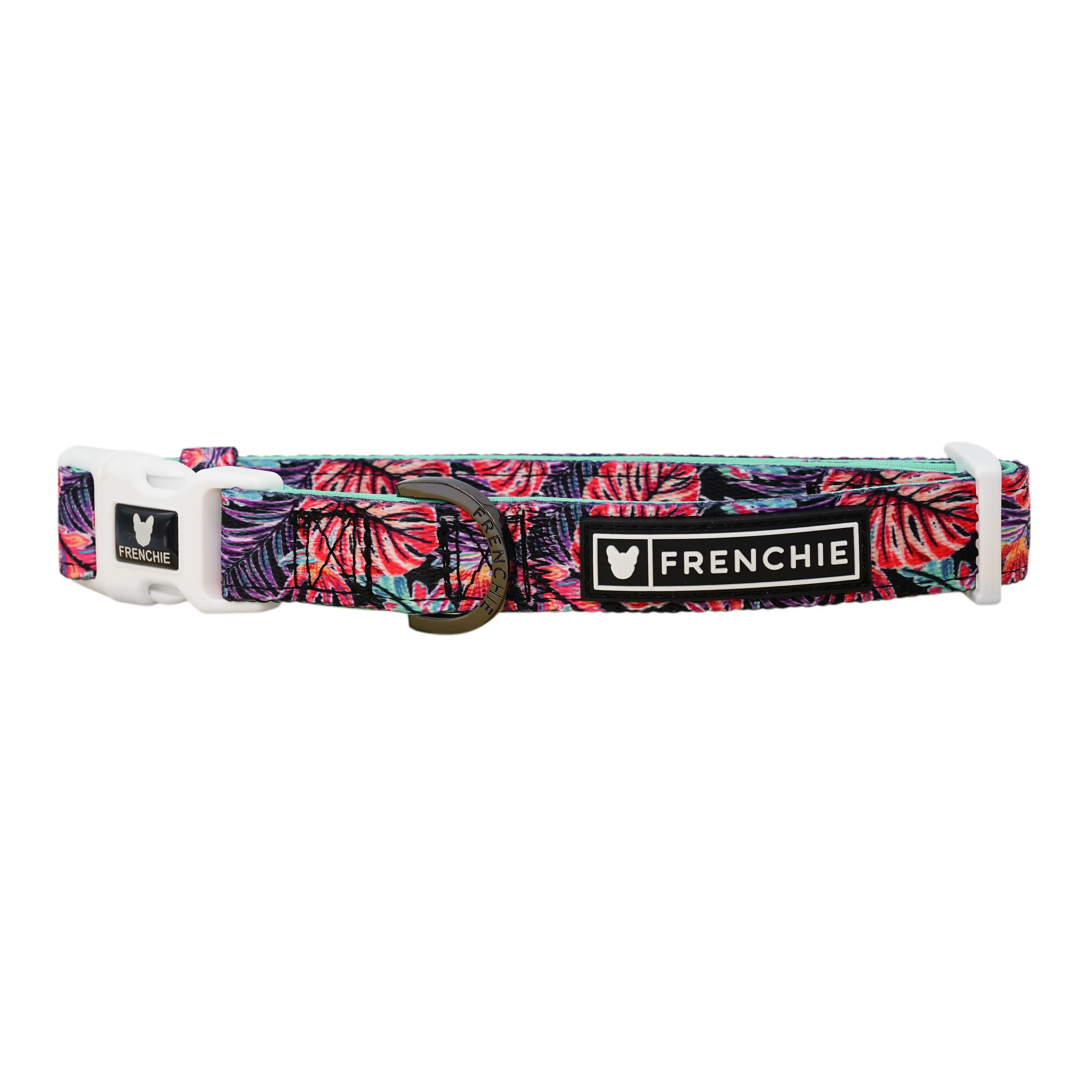 Frenchie Comfort Collar - Tropical Palms