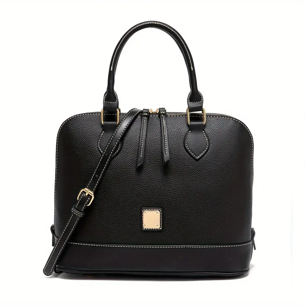 Fashionable commuting and vacation large capacity handbag, women's solid color lizard print daily shoulder crossbody bag Luxury Leather SatchelGift Fashionable commuting and vacation large capacity handbag, women's solid color lizard print daily shoulder crossbody bag Luxury Leather SatchelGift