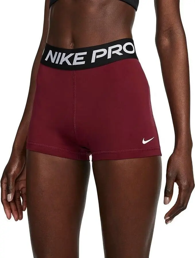 Nike Womens Nike Pro 365 3" Beetroot Compression Short Small