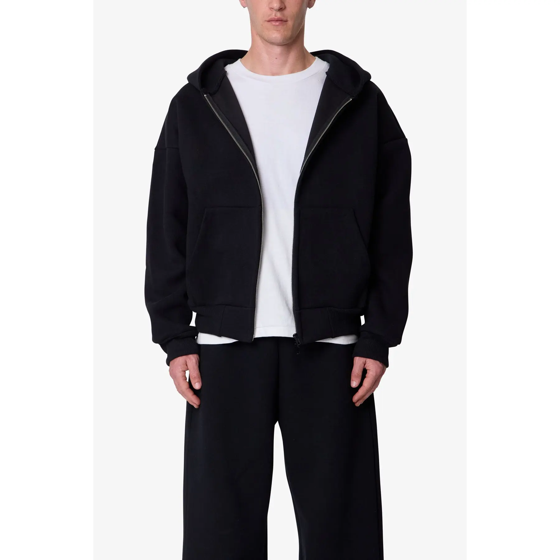 mnml Stiff Lounge Zip Up Hoodie