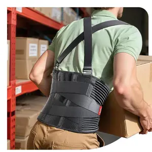 Back Support Brace for Men and Women, Breathable Adjustable Belt for Work and Daily Activities