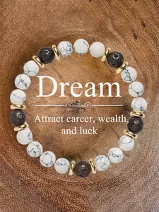 Handmade Turquoise & Molten Rock Bracelet, Fashionable and Durable Jewelry, Unisex Accessory, Perfect for Men and Women