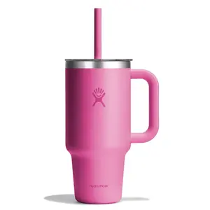 Hydro Flask 32 fl oz Travel Tumbler Clear Lid - Passion Pink