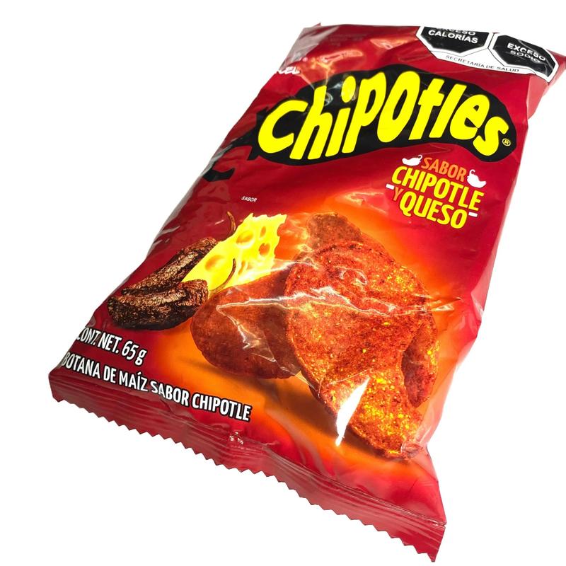 10 - PK BARCEL CHIPOTLES - Sabritas Chips - Snack Crispy Crunchy Bite - 65 GRAMS PER BAG - MEXICAN CHIPS - PAPITAS MEXICANAS - SABRITAS MEXICANAS