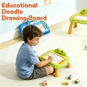 Educational Drawing Board Toy, Kids Learning Sketch Pad, Reusable Color Erasable Art Tablet, Easter Party Gift for Boys and Girls, Reusable Doodle Boards