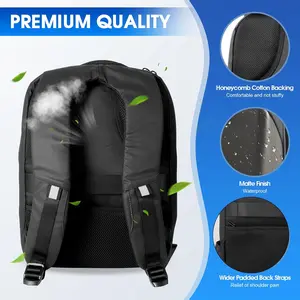 LED Backpack with Full-color Programmable Screen, App Control Laptop Backpack, Waterproof Luggage Bag for Camping Cycling Travelling, DIY Fashion Backpack