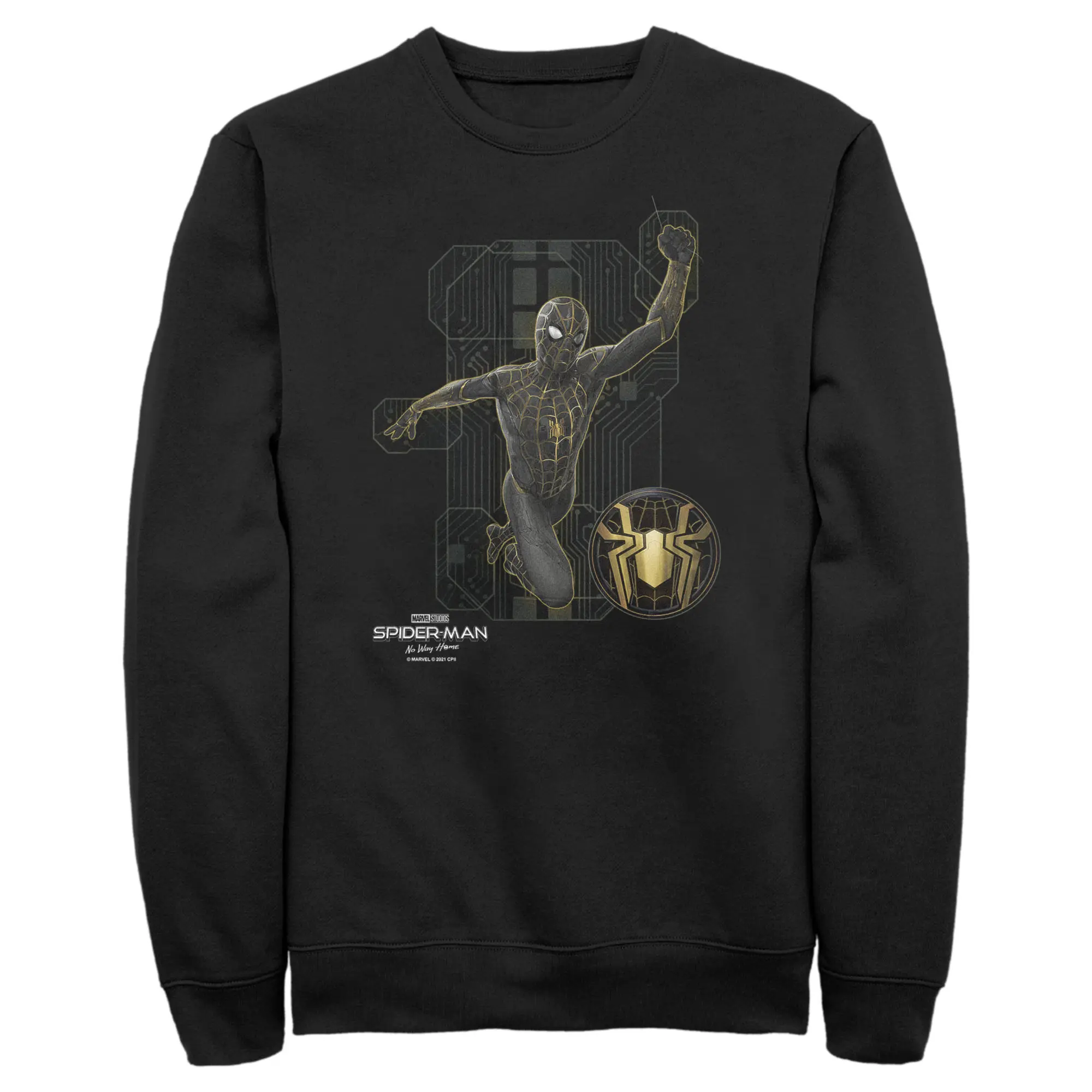Men's Marvel Spider-Man: No Way Home Black Suit Tech Sweatshirt