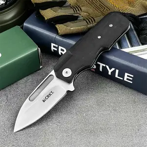 Multi-functional Portable Folding Knife High-hardness 8Cr13MoV steel blade G10 handle Versatile, wear-resistant folding knife for outdoor camping High-quality, practical pocket knife for fishing and hiking Survival Gear