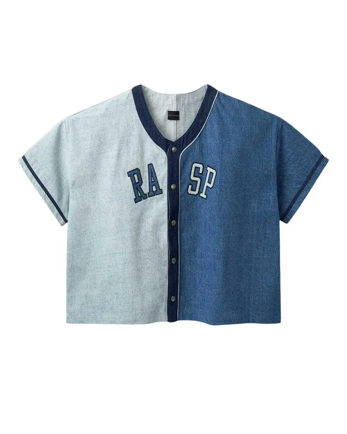 GV Gallery Two Tone Denim Jersey Blue