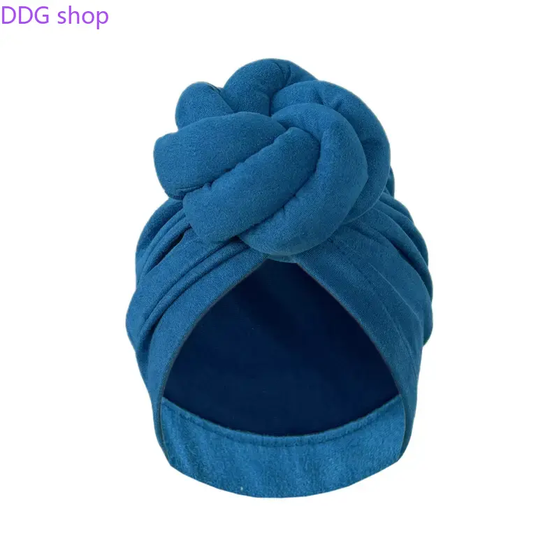 Women’s New Solid‑Color Ethnic‑Inspired 3D Twisted Knotted Turban Head Wrap, Stylish Elastic Decorative Headwear, Soft Versatile Hair Accessory, Perfect for Daily Wear, Casual Outings, Party Occasions and Bohemian‑Chic Fashion Styling