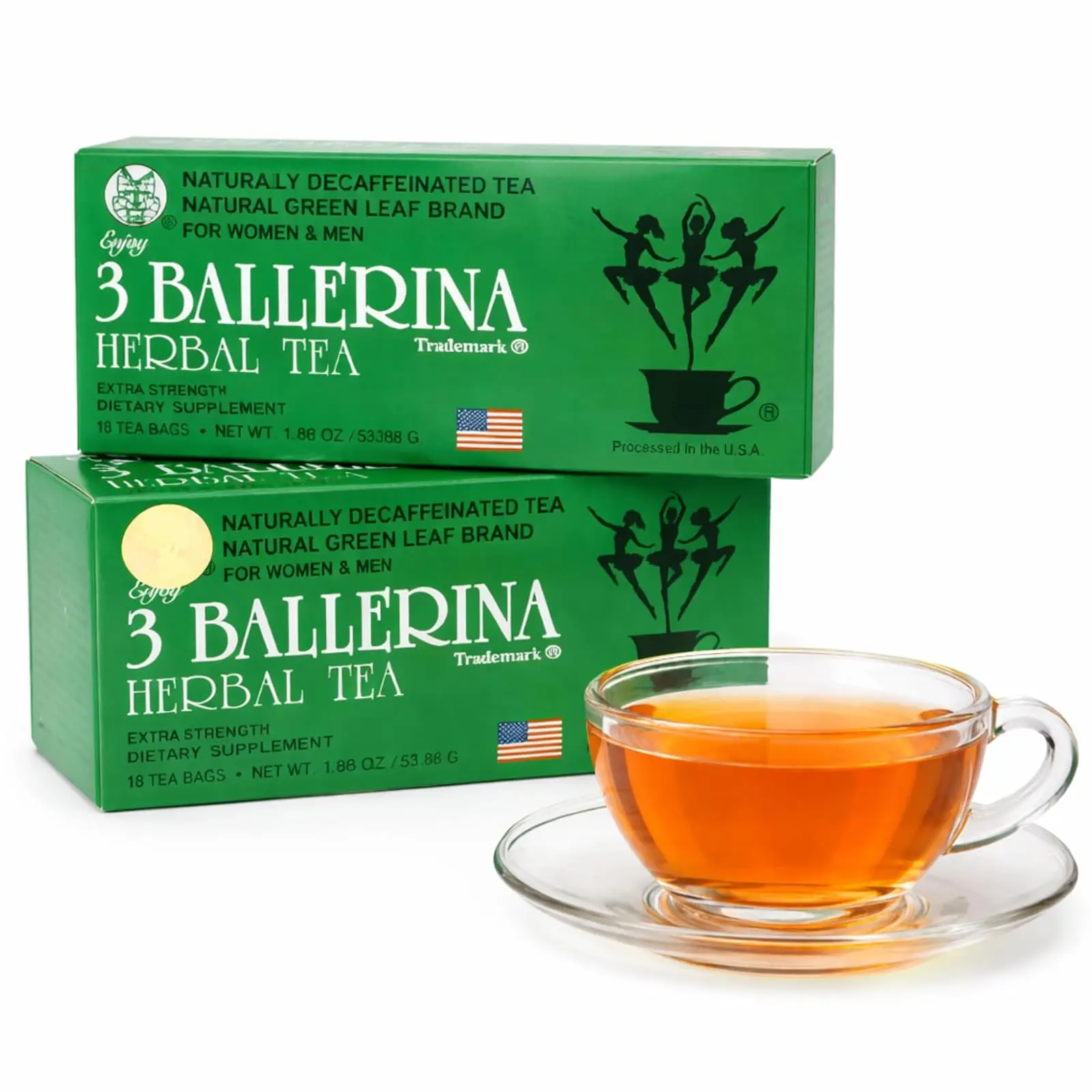 Extra Strength Herbal Tea, 18 Count, Pack of 2 | Traditional & All-Natural Ingredients Herbal Tea Drink for Men & Women - Processed in the USA
