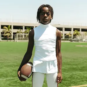 Youth Sleeveless Turtleneck Compression+ Shirt Youth Sleeveless Turtleneck Compression+ Shirt