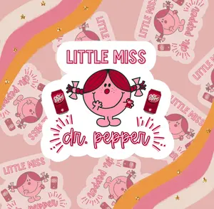 Little M.i.s.s Dr. Pepper Stickers