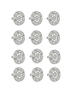 Set of 12 Cast Iron Nautical Compass Rose Cabinet Hardware Knobs Drawer Pulls