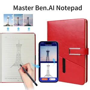 Ai Notebook Smart Sync Pen - Portable Digital Device with Ai Software, Custom Hardcover Notebook, Ideal for Office Supplies