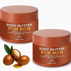 2-Pack Body Butter for Men, Body Cream for Men, Pheromone Scented Cream, Hydrates and Moisturizes to Enhance Attractiveness, Cream with All-Day Fragrance, 8Oz