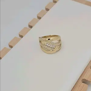 anillo 365 gold plated unisex