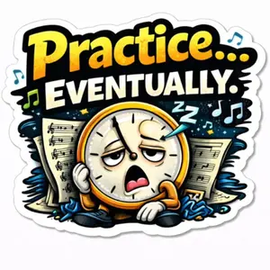 Practice Die-cut stickers