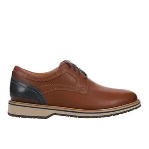 Clarks Mens Monahan Oxford Plain Toe Dress  Casual - Brown