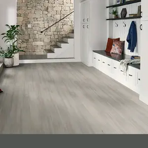 Cyrus Brianka Luxury Vinyl Planks - Gray Wood Finish, Lightweight Design, Ideal for Home and Decor