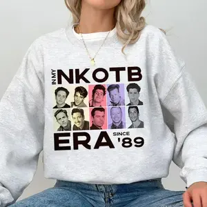 In My #NewKidsOnTheBlockk Era T-Shirt, NKOTB 90s Band Music Tour Featuring Vintage Cloud Tee Comfort Cotton Sweatshirt, Gift for Fans