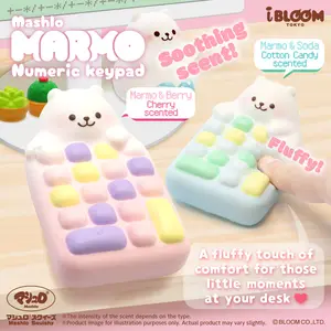 iBloom Squishy Marmo Numeric Keypad Kawaii Soft Scented Slow Rising Stress Relief
