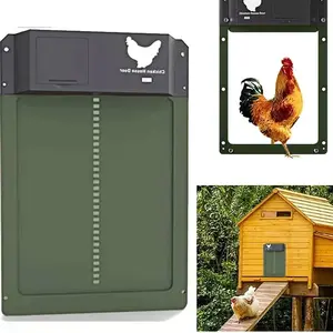 Automatic Chicken Coop Door Chicken House Door Light Sensor Farm Chicken Opener