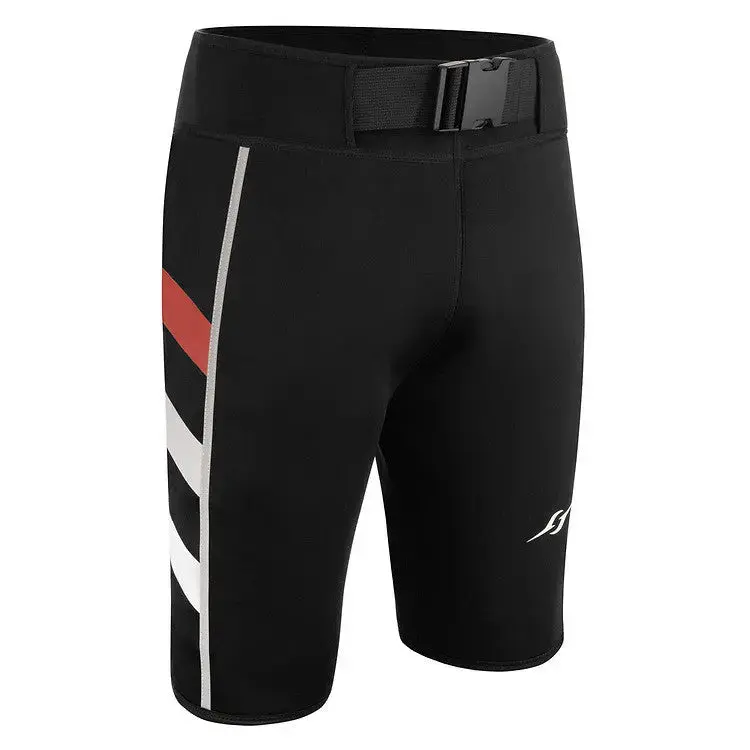 Men's Compression Lycra Blend Neoprene Weighted Training Shorts - Workout Enhancer, 10-15 lb Adjustable Resistance, Chafe-Free Fit, Even Distribution for Plyometrics & Resistance Training, Boost Vertical Jump