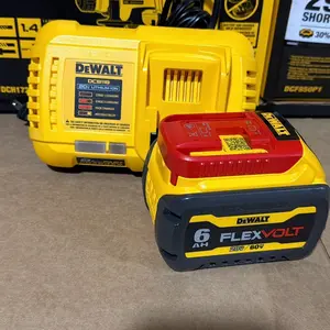 Cargador 8 amp fast charger con batería de 6 flex volt 20v 60v