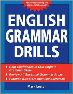USED-English Grammar Drills by Mark Lester (Paperback)