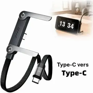 240W Gaming Mobile Phone Charging Data Cable - Dual-Function Charger Compatible with Apple iPhone and Huawei PTC Fast Charge Devices