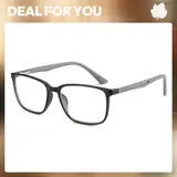 ZENOTTIC Daily Anti Blue Light Glasses for Men & Women, Rectangle TR90 Frame with Ultra Clean Lense & Adjustable Spring Hinge,Summer Wins,Gaming Essential