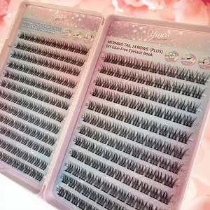 Large Capacity Self-Adhesive False Eyelash Patch, DIY Eyelash Extensions, Lightweight C Curl Design, Mixed Lengths, Breathable, Ideal for Daily Use & Travel, DIY False Eyelashes