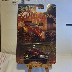 Hot Wheels Silver Series Vintage 19 Club 68 Sooo Fast Die-Cast Car Model 181 2/5 Edition Collectible Toy