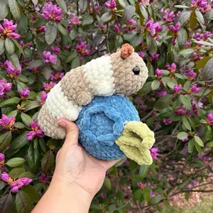 Caterpillar on a blueberry plush