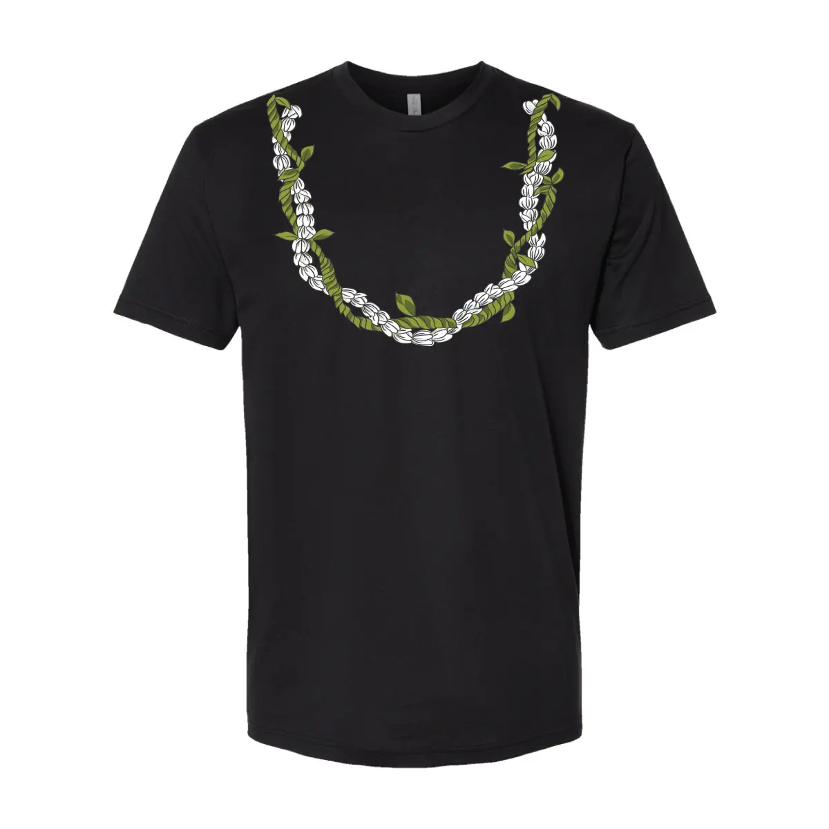 Lei T-Shirt, Ti Leaf / Pikake Wrap