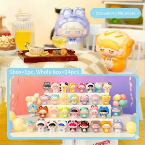 Mikka Pajama Party Series Blind Box, Surprise, Mini Figure, Miniature Figures, Decorative Item, Cute Gift, Minibean, Mystery Box, DIY Material, Collectible Toy
