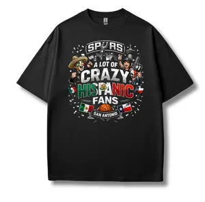 San Antonio Spurs Funny Hispanic Fans Shirt – Basketball Fan Gift Tee Unisex Casual Cotton Top Great Gift for Sports  Fans, Menswear & Womenswear